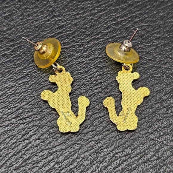Disney AAI Tigger Vintage Dangle Stud Stamped Earrings - Picture 3 of 5